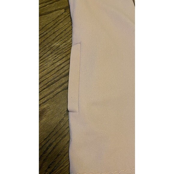 Elise Dress Size Small Flounce Ruffle Sleeveless Zip Pink Midi w/Pockets - Picture 8 of 10